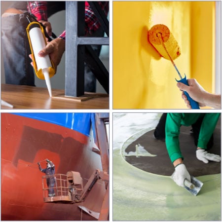 uses for non-crystalline silica filler extender