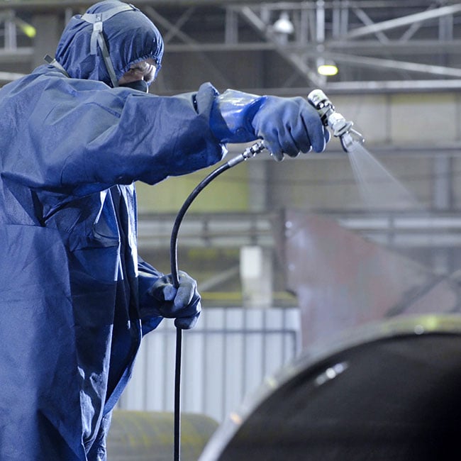 industrial paint process